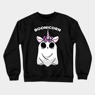 Halloween Boonicorn Ghost Unicorn Funny Gift Crewneck Sweatshirt